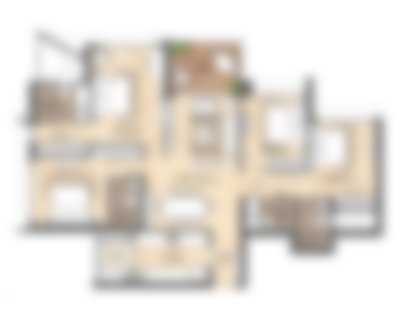 2 BHK Floor Plan
